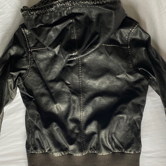 DNA COUTURE VEGAN LEATHER JACKET - Picture 2 of 5